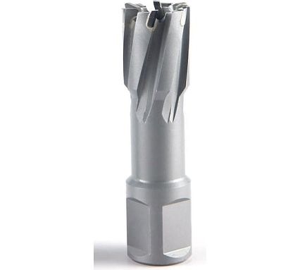 Сверло корончатое Р6М5, 17х50 мм, с хвостовиком Weldon 19 Резолюкс 18017