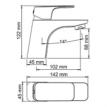 Смеситель для раковины WasserKRAFT Salm 2703