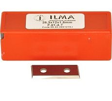 Нож сменный твердосплавный 28,3x12x1,5 со скосом HW 35º Z=4 NR ILMA 05.40.2831215-I