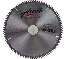 Диск пильный по дереву (300х50 мм; 100T; ч/рез) АТАКА 8079190
