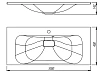 Раковина Style Line Фортуна 100 см жасмин ЛС-00002424