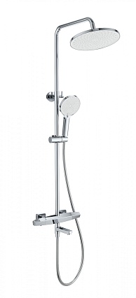 Душевая стойка Wonzon&Woghand Neo WW-B3046-A1-CR термостат, хром