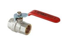 Шаровой кран, стальная рукоятка 1/2 вн.-вн. Valtec BASE VT.214.N.04