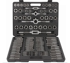 Набор метчиков и плашек Thorvik MTDS110 110 предметов 053836