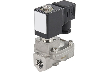 Электромагнитный клапан DN.ru VS2W-401N-PU-NC Ду40 Ру10 сталь, пилотный NBR 24В DC D130-01544