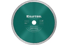 Диск алмазный отрезной сплошной по керамограниту Kraftool Keramo 230х22 мм 36684-230