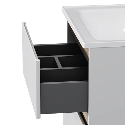 Тумба с раковиной Am.Pm X-Joy 60 см напольная, белый глянец