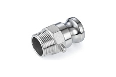 Камлок тип F TITAN LOCK серия EcoLine ниппель, наружая резьба BSP 2 1/2, AISI304, TL250FSS-EL