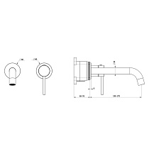 Смеситель для раковины Oliveeka Y-Line OL-88869017-CR хром