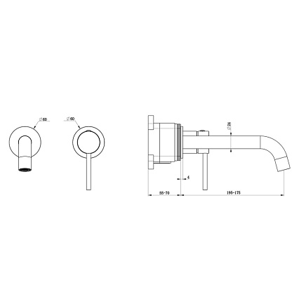 Смеситель для раковины Oliveeka Y-Line OL-88869017-CR хром