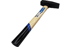 Слесарный молоток Vertextools 800 г, квадратный боек, деревянная рукоятка 10-15-800