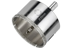 Коронка алмазная по керамограниту и керамике с центрирующим сверлом 65 мм Diamond Industrial DIDCSC065
