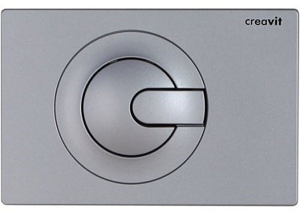 Кнопка смыва Creavit Power GP5002.00 серый матовый