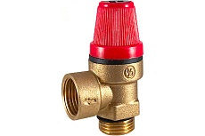 Клапан предохранительный STI мембранный ГШ 1/2&quot; латунный, угловой (3 бар) D120-00876