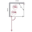 Душевой уголок BelBagno ETNA-A-1-90-C-Cr 90x90 прозрачный, хром