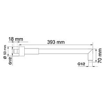 Кронштейн для душа WasserKRAFT A019