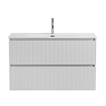Тумба с раковиной BelBagno Uno 100 см Bianco Opaco