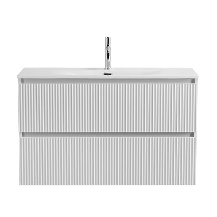 Тумба с раковиной BelBagno Uno 100 см Bianco Opaco