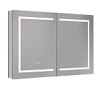 Зеркальный шкаф Aquatek 100x70 см с подсветкой, антипар, хром AQ7104-MLC
