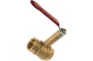 Шаровой кран с удлиненным штоком RUB MILANO 1 DN25 PN30, ВР-ВР, S.96, ручка S96F00