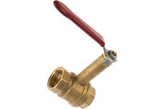 Шаровой кран с удлиненным штоком RUB MILANO 1 DN25 PN30, ВР-ВР, S.96, ручка S96F00