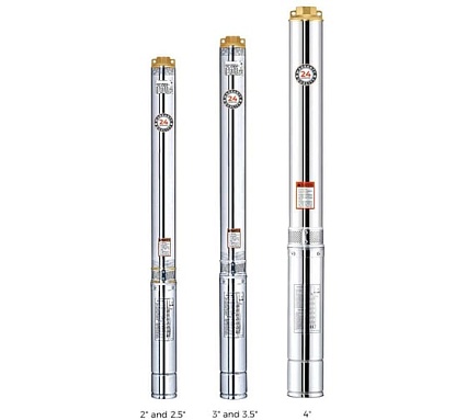 Скважинный насос LEO 3XRm 2/27-0.75 кабель 60 м, 750 Вт, 220В/50Гц, максимальный объем 2,7 куб.м/ч, максимальная высота 117 м 2115