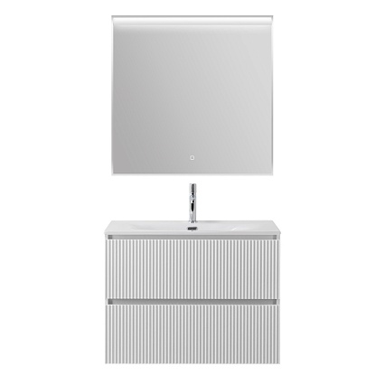 Тумба с раковиной BelBagno Uno 80 см Bianco Opaco