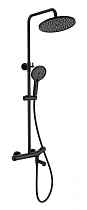 Душевая стойка Wonzon&Woghand T-1000 WW-B3057-A-MB термостат, черный матовый
