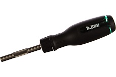 Отвертка для бит с реверсом D.BOR PRO-72, 1/4 x 75x130 мм Ph 1-2-3; Sl. 3,5-4,5-5,5 D-P72-14-075-130-1