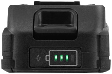 Аккумулятор Kolner 18В UNI-M Standard, 2.0Ач, KB 18-2ST-01, Li-lon, индикатор заряда, прорезиненный корпус, защита от перегрева, КЗ, перезаряда 8080118005