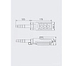 Пульт управления OCALIFT 2 кнопки, 1 скорость, стоп ключ старт, IP55 TNHA1-61