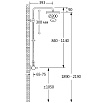 Душевая стойка AQUAme AQM8001MB черный матовый