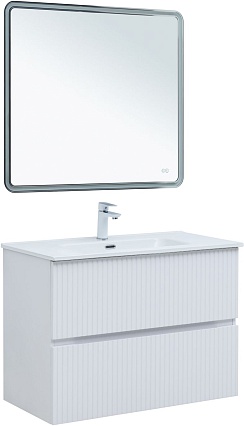 Мебель для ванной Aquanet Джейн 90 см белый матовый