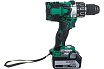Ударный аккумуляторный шуруповерт Hikoki DV18DBL2 BL 136 Нм, 2х5 Ач DV18DBL2RJZ