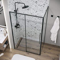 Душевой уголок Grossman Galaxy 120.K33.01.1470.21.00 140x70 прозрачный, черный матовый