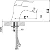 Смеситель для биде Lemark Unit LM4508C