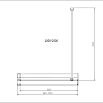 Душевая перегородка Vincea Walk-In VSW-4HR100CLG 100x200 брашированное золото, прозрачное