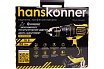 Аккумуляторная ударная дрель-шуруповерт Hanskonner HCD1838RI