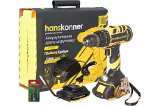 Аккумуляторный шуруповерт Hanskonner HCD1865I
