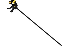 Быстрозажимная пистолетная струбцина Deli dl110136 900x70мм, стальная рама,пластиковые губки, макс.усилие до 750Н 112023