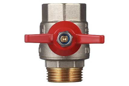 Кран шаровой Valtec Base рукоятка бабочка 1" вн.-нар. Vt.218.n.06