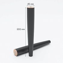Ножки для мебели Iddis Optima Home OPH30B1i96 2 шт., черный матовый