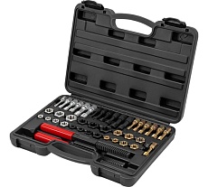 Набор метчиков и плашек для восстановления резьбы Forsage 42 предмета F-943U1(65392)