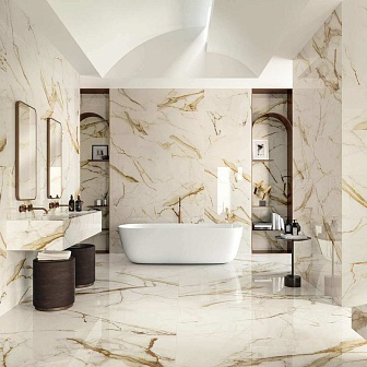 Керамогранит Atlas Concorde Marvel Shine Calacatta Delicato 60x60 Lappato, A4QS