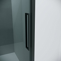 Душевая дверь Grossman Cosmo 100x195 тонированное, черный матовый 100.K33.02.100.21.10