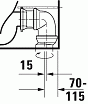 Унитаз Duravit D-Neo 200209 безободковый