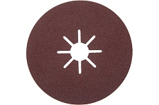 Круг шлифовальный фибровый Flex 243-010 (5 шт; 125 мм; P80; 12000 об/мин; 80 м/с) Hammer 526839