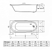 Акриловая ванна Vincea VBT-2B170 170x70 белый