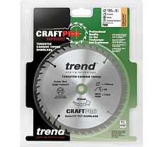 Пильный диск 165 мм, 40 зубьев, в комплекте 10 штук Trend CSB/16540T/10