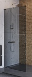 Душевая перегородка Belbagno UNO-L-1-TB-90-GR-Cr 90x200 графит, хром